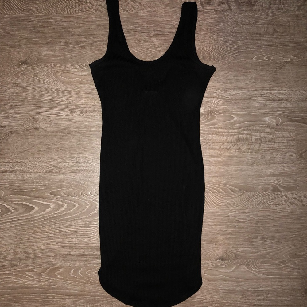 Black rimmed dress